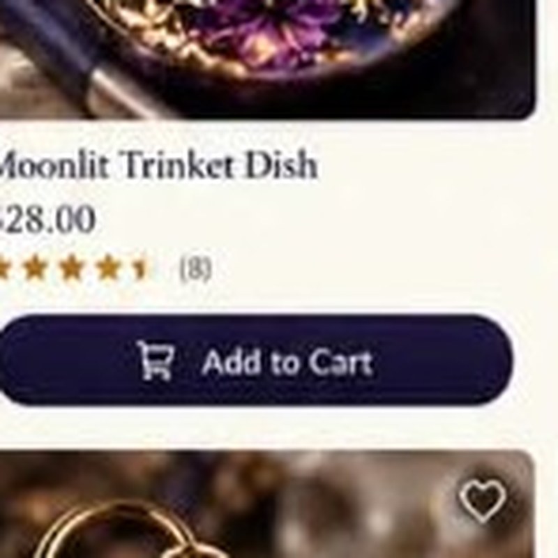 Moonlit Trinket Dish